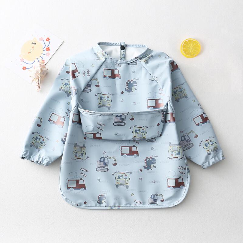 Children s Long-Sleeve Waterproof Eating Bib