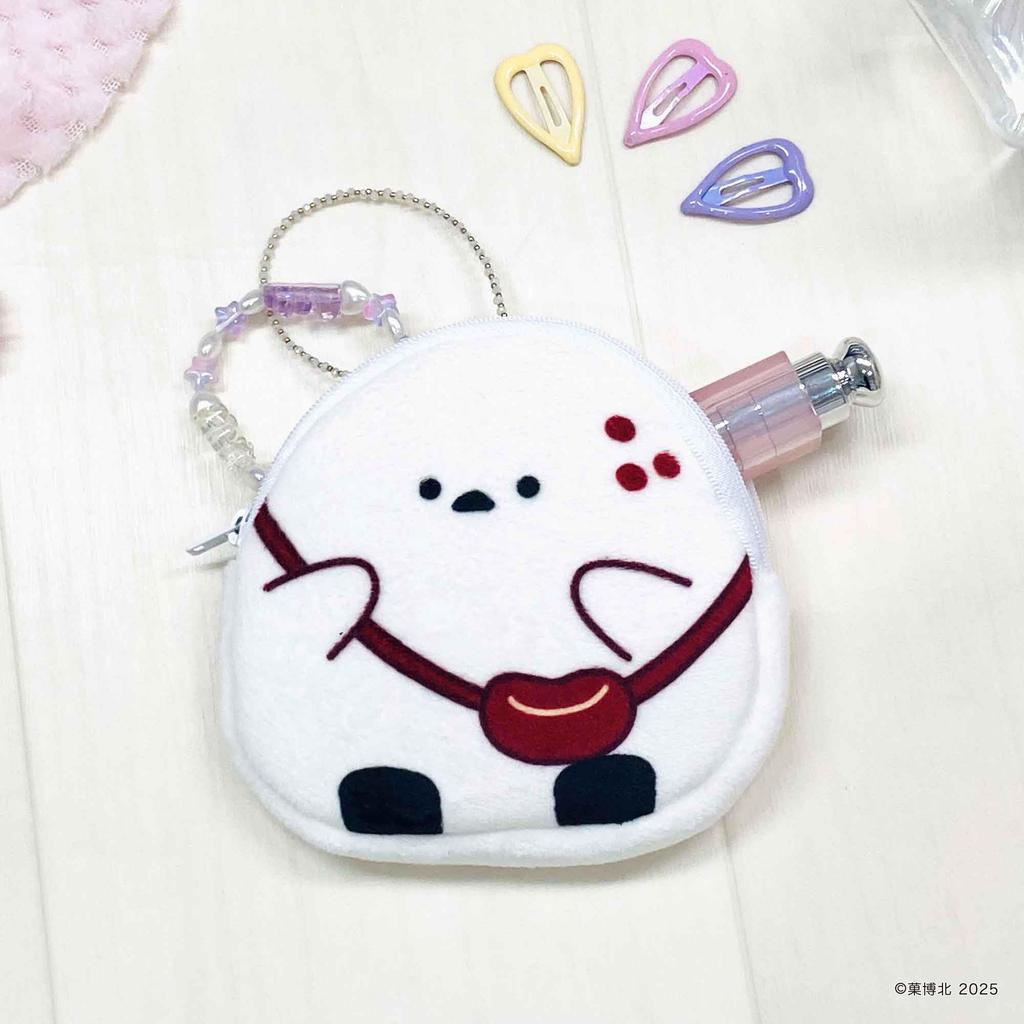 MORIPiLO Tissue Case Tit Daifuku Tissue Plush Toy Goods Cute White 9x13x1cm Character Makura no Morishita - Long-tailed (Shimae Pouch) - - - - -