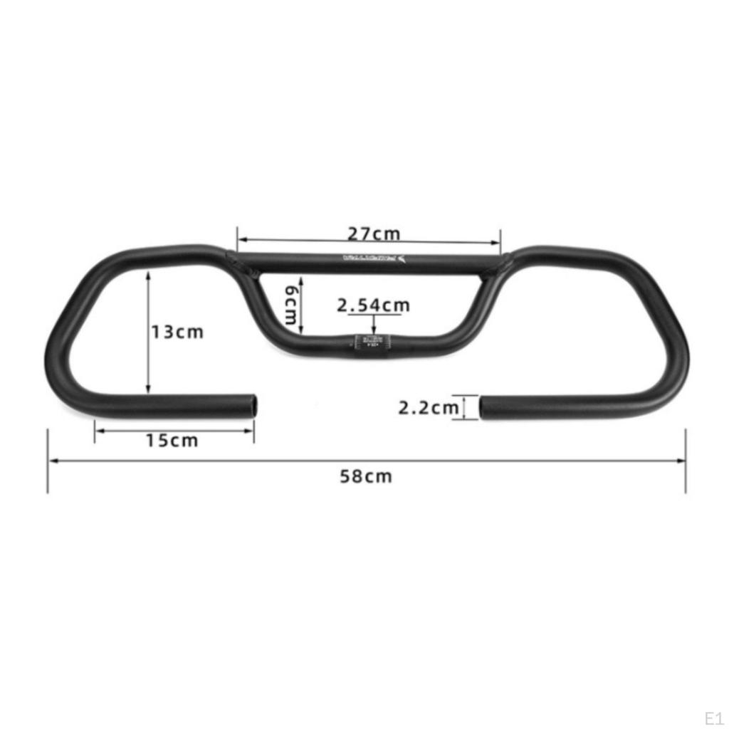 Butterfly Handlebar Aluminum Alloy Adventure Bike Lightweight Trekking Bar for Cyclists,