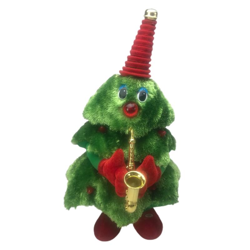 

Dancing Christmas Tree Singing Xmas Tree Electronic Toy for Doll Music Xmas Gift Holiday Ornament Festival Table Decorat