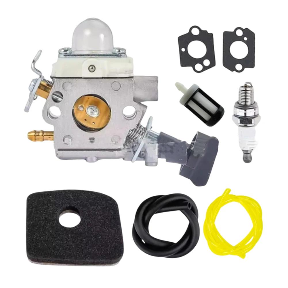 C1M-S261B Carburetor Kit For Blowers: Complete Replacement Set With Fuel Line Carburetor Blower Trimmer Engine