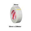 10mm-100mm Width Fiberglass Tape 25M Length High Temperature Resistance Single-Sided Tape Waterproof Transparent Mesh Tape
