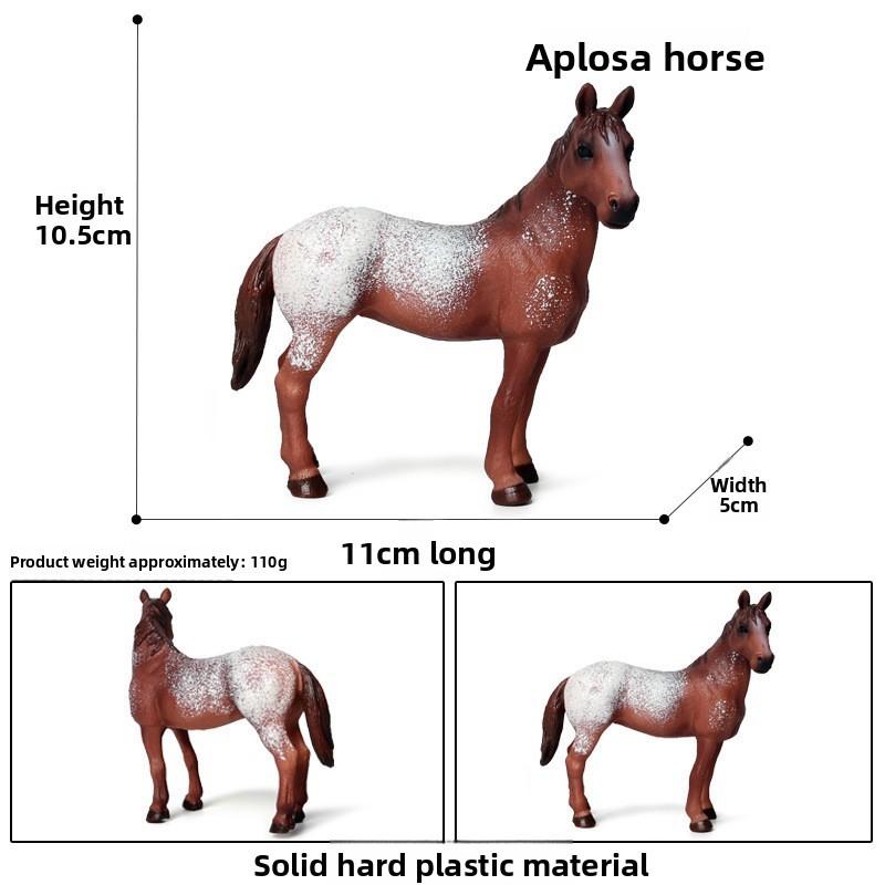Wild Animal Model Kids Educational Toy Plastic Horse Figurine For Children Play