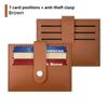 Business Anti-theft Brush PU Leather Card Slim ID and Bank Card Holder Wallet Protective Case Coin Card Holder Pouch