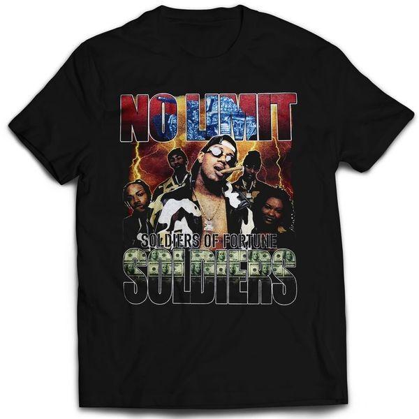 

MASTER P NO LIMIT SOLDIERS Cotton Black All Size Men Women Tee Shirt Unisex T-Shirt XXL