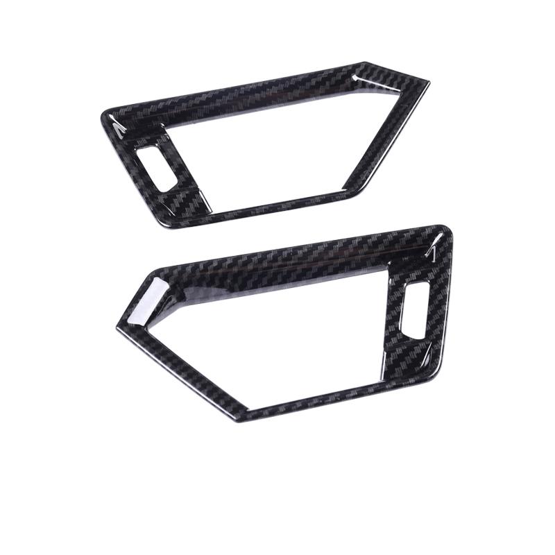2PCS Car Center Console Front Air Outlet Vent Frame ABS Decoration Auto Interior Accessories For BMW 3 Series G20 G28