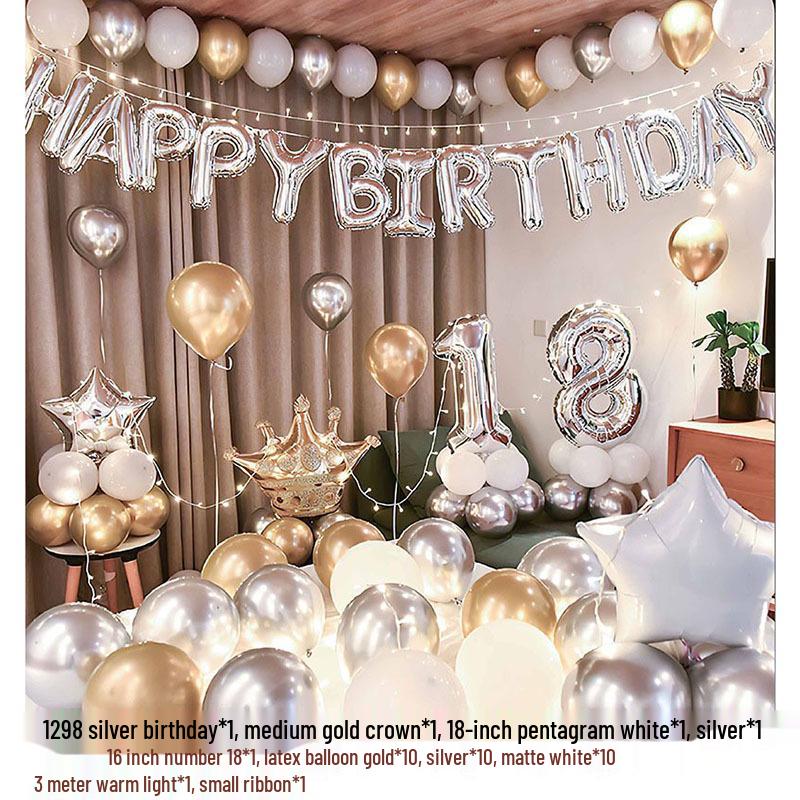 Geburtstagsdeko Ballon-Set für Kinder - Themen-Hintergrund mit Folienballons