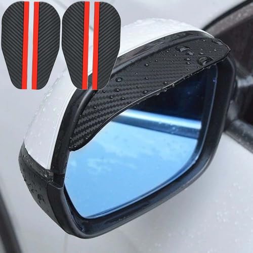 

Universal Door Mirror Visor, Car Mirror Visor, Exterior, Rain Protection, Ensures Visibility, Rain Protection, Snow Protection, Protective Cover,