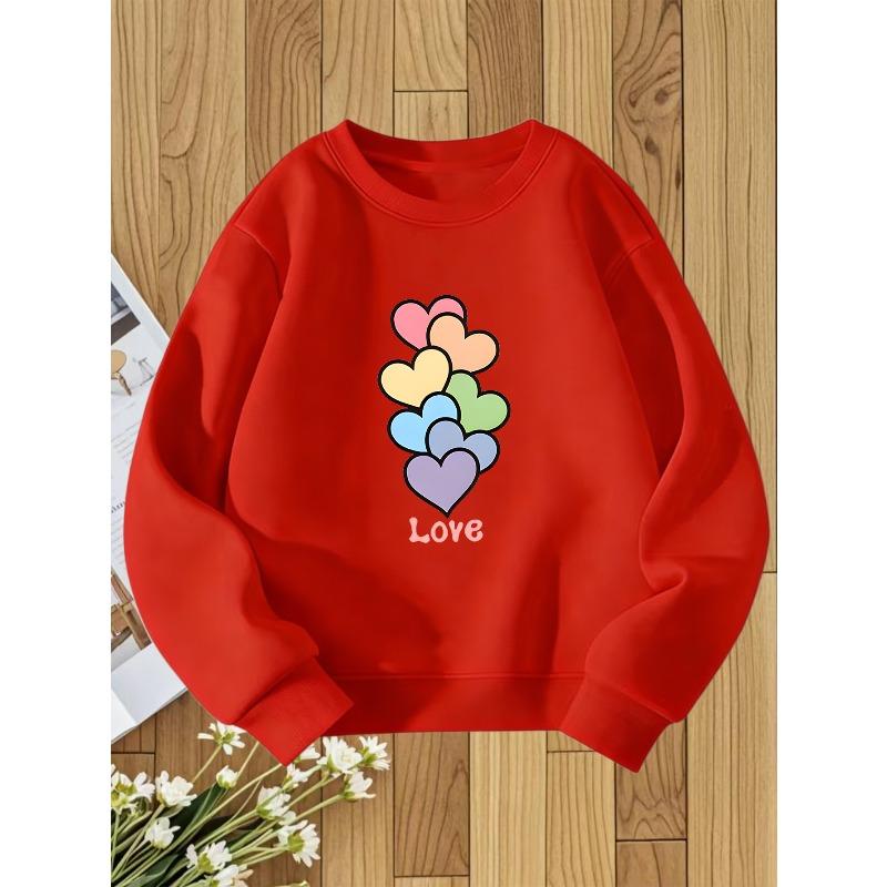 Kids Sweatshirt Round Neck Hoodie Fashion Print Versatile Top 110