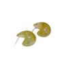 Korean Simple Resin Water Drop Earrings: Versatile, High-End Design for Women