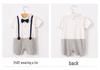 Heren Korte Mouw Zomer Romper voor Pasgeboren en Baby Jongens (0-1 Jaar) - Babykleding