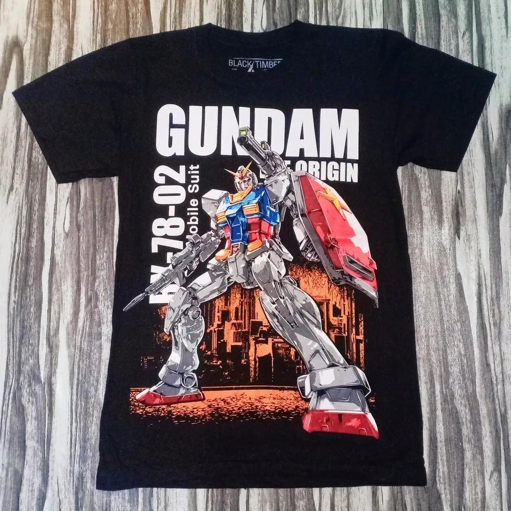 Mobile Suit Gundam Anime RX782 RX93 RX0 Printed Tshirt Unisexs and Womens Tshirt Unisexs Top Sports Tshirt 2026 Summer New