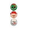 Kruger Snømannserie Seig Leketøysball for Små/Mellomstore Hunder, 3 Tommer, Juleaktige Interaktive Treningskjæledyrartikler