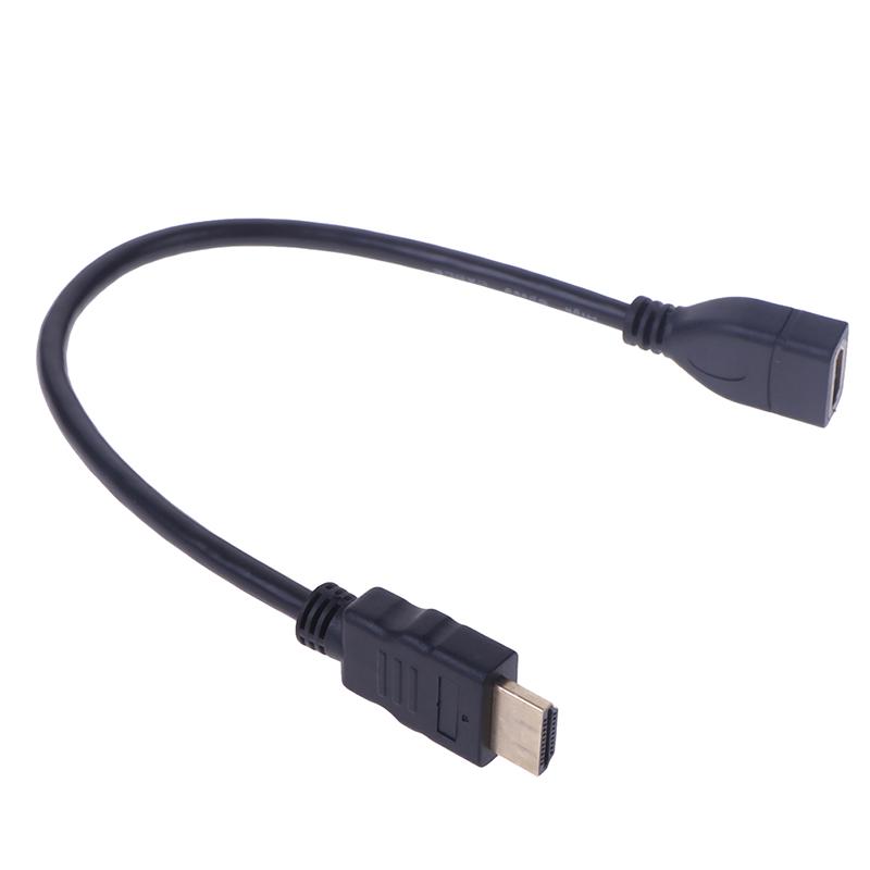 Cavo di prolunga HDMI maschio-femmina da 15 cm/30 cm, cavo di prolunga di protezione HDMI