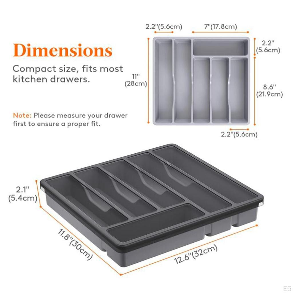 Kaufe 6 fcher Silberbesteck Organizer mit Deckel Utensilien Schublade fr  Grillpartys Essstbchen zum Preis ab 35 | Joom