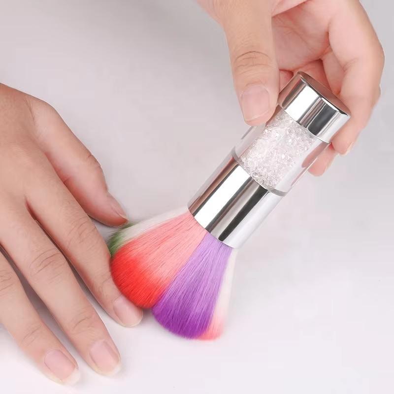 High Quality Nail Supplies GUYO Professional Nails Art Beauty Popular Germany Dust Cleaning Brush серебряный