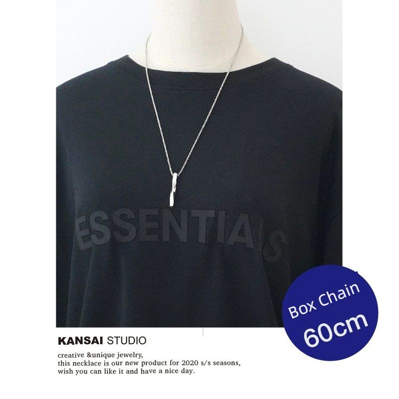 

Kansai Spiral Bench Couple Cool Earth Disco Necklace Box chain/60cm