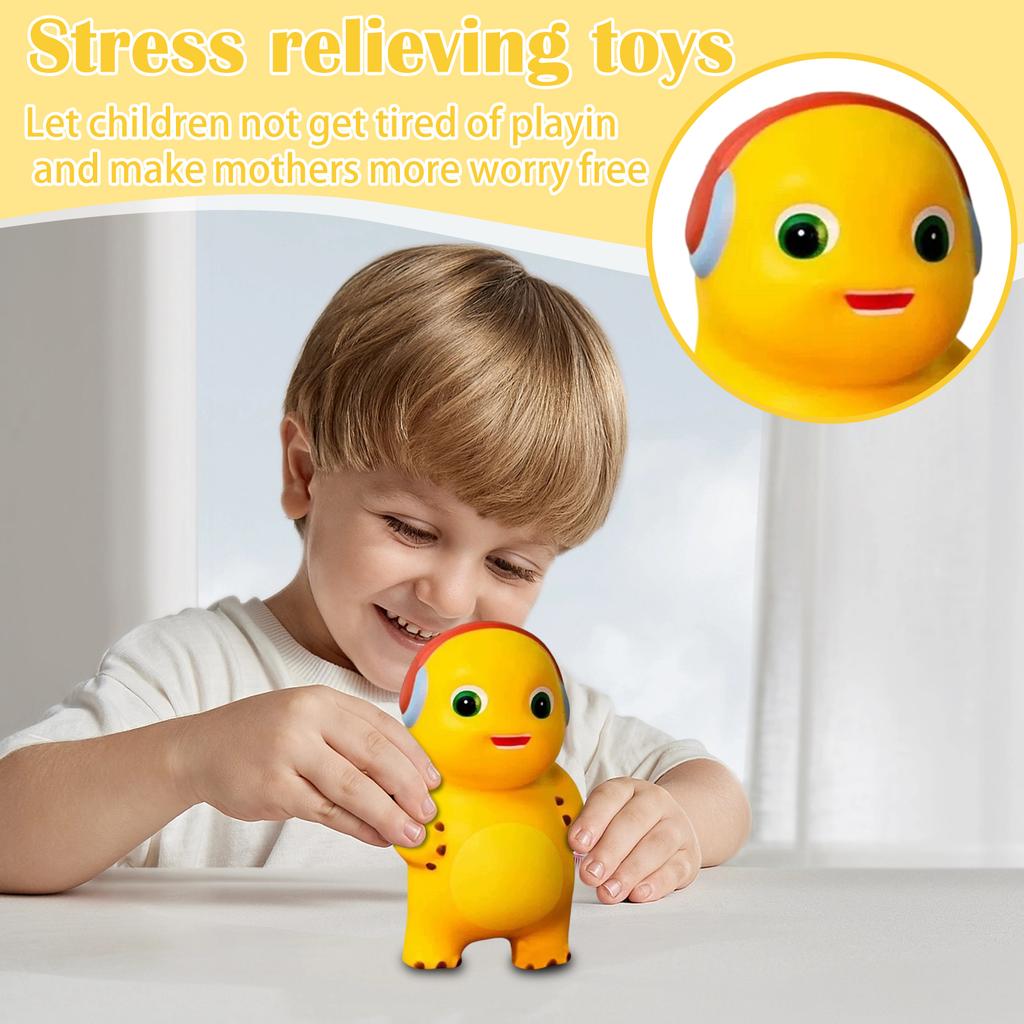 Little Dragon Kneading Music Slow Rebound/ Decompression Catharsis Toy Earphones Dragon [12cm] Color Box