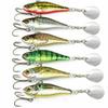 with Spoon Fishing Lure Rotate Treble Hook Vibration Spinner 2025 Pin Crankbait  Fishing Tackle
