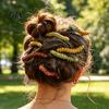 Lifelike Insect Hair Pins Halloween Caterpillar Clips, Hand Painted Reptile Clip Headpiece, Fashionable Clips for Daily Use Spooky Party Accessories,