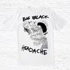 Großes Schwarzes 'Kopfschmerz'-T-Shirt