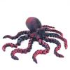 Vibrant Color 3D Printed Octopus Figurine 3D Printed Versatile Design Versatile Decor Figurine Jointed Body