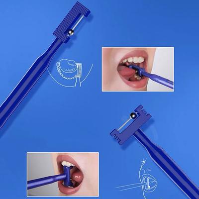 Zungenspitze Mundpflegeübung für Kinder Sprachtherapie Autismus Sensorische Rehabilitation Oraler Zungenmuskeltrainer Gesprächswerkzeug