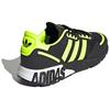 Adidas ZX 1K Boost Bold Logo Graphic - Black Solar Yellow Men Sneakers Core-Black Matte-Silver FY3632