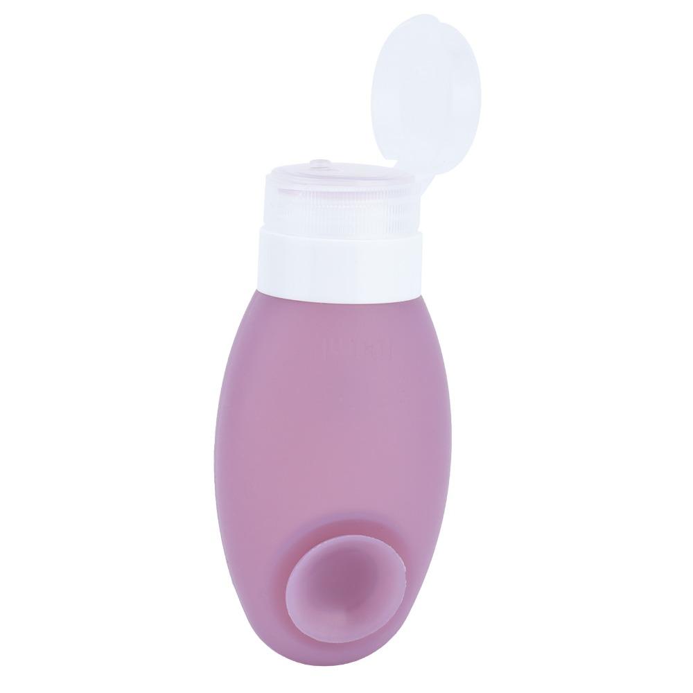 Suction Cup Travel Bottle Silicone Refillable Bottle Silicone Container  Lotion Container