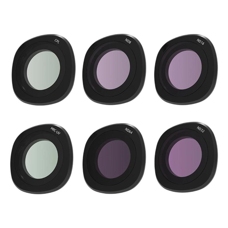 Protective Waterproof Lens Filter For Action Cameras High Light Transmission Scratch Resistant Aluminum Alloy Frame