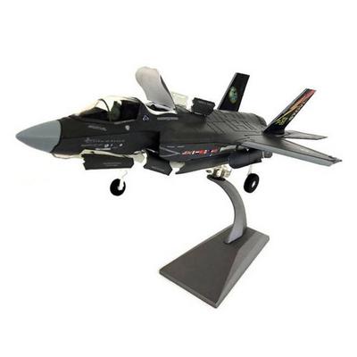 US F-35B Vojenský tlakově litý model stíhačky s podstavcem - Dokončená sběratelská edice