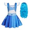 2024 Descendants 4 Vampire Kids Flutter Sleeve Tulle Ballet Dress 3-6Y Summer