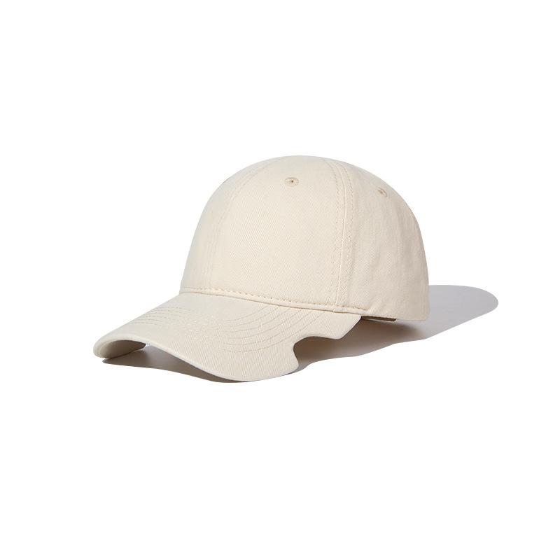 Trend Irregular Brim Cap Cotton Soft Top Baseball Hat Men's and Women's Sunshade Sunscreen Hat Tide