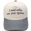 I Need Coffee Embroidered Truck Driver Hat Color Matching Fun Men and Women Casual Shade Dad Hat