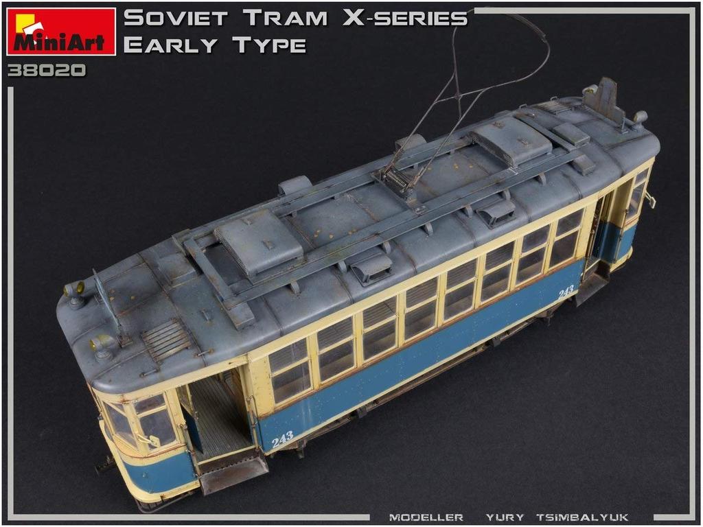 MiniArt Soviet Tram Early Model Plastic Model MA38020 1/35 X-Series