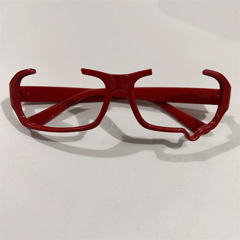 3 Style Black Red Cry Shed Tears Shape Eyeglasses Subculture Accessories Anime Role Cosplay Prop Anime Cosplay Celebrity Glasses