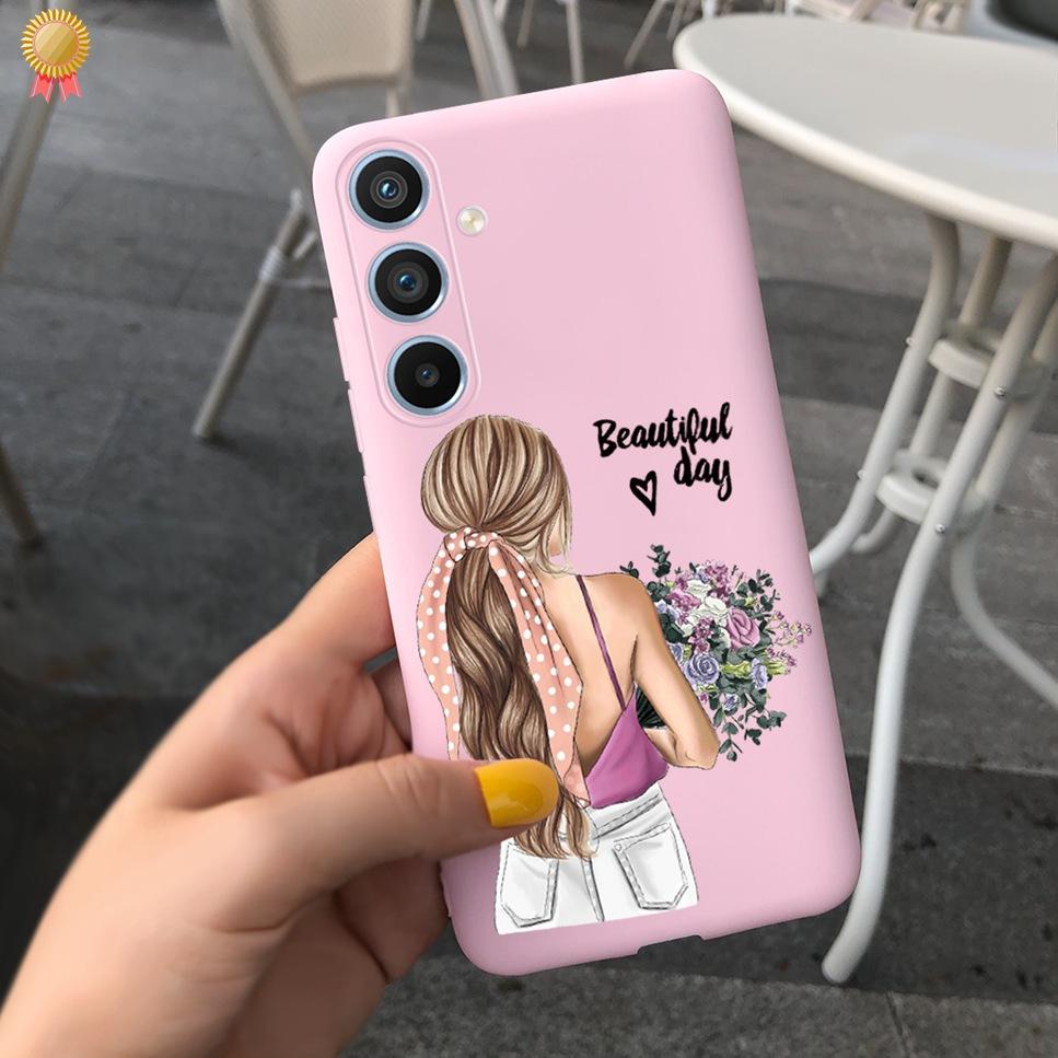 For Samsung Galaxy A24 A 24 4G Case Cute Shockproof Silicone Cartoon Back Cover For Samsung A24 SM-A246M A 24 Funda