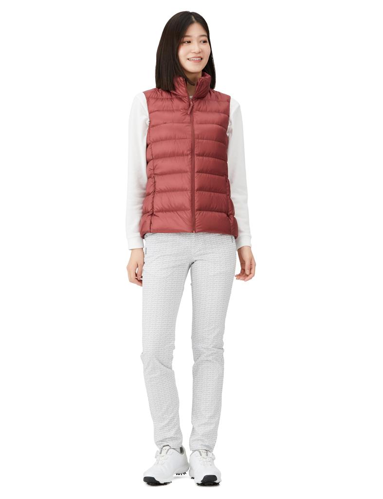 Long Pants Dry Stretch Dobby Calze Paint Logo Print Product Wash X Gray 00 [Pearly Gates] Women's C/Pe / 055-3231804 031_White [XS]