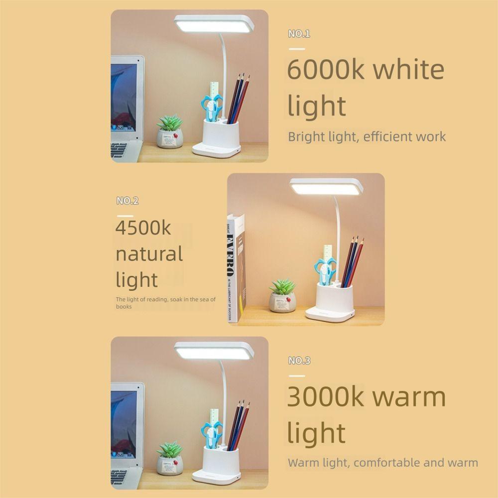 Adjustable Tabletop Reading Lamp Eye Protection Led Bedside Lamp Convenient Night Light  Children