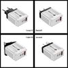 Universal Charger for US/EU/UK/AU: Original Power Adapter with 1 USB + 2 PD Ports