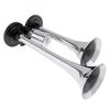 12V / 24V 110-135dB Super Loud Dual Trumpet Train Air Horn for Car Boat Train Vehicle