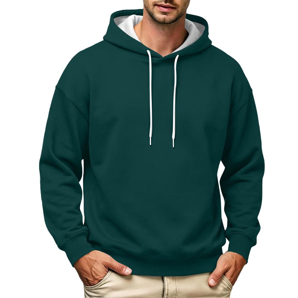 Men's Casual Winter Hoodie Sweatshirt for Everyday Wear