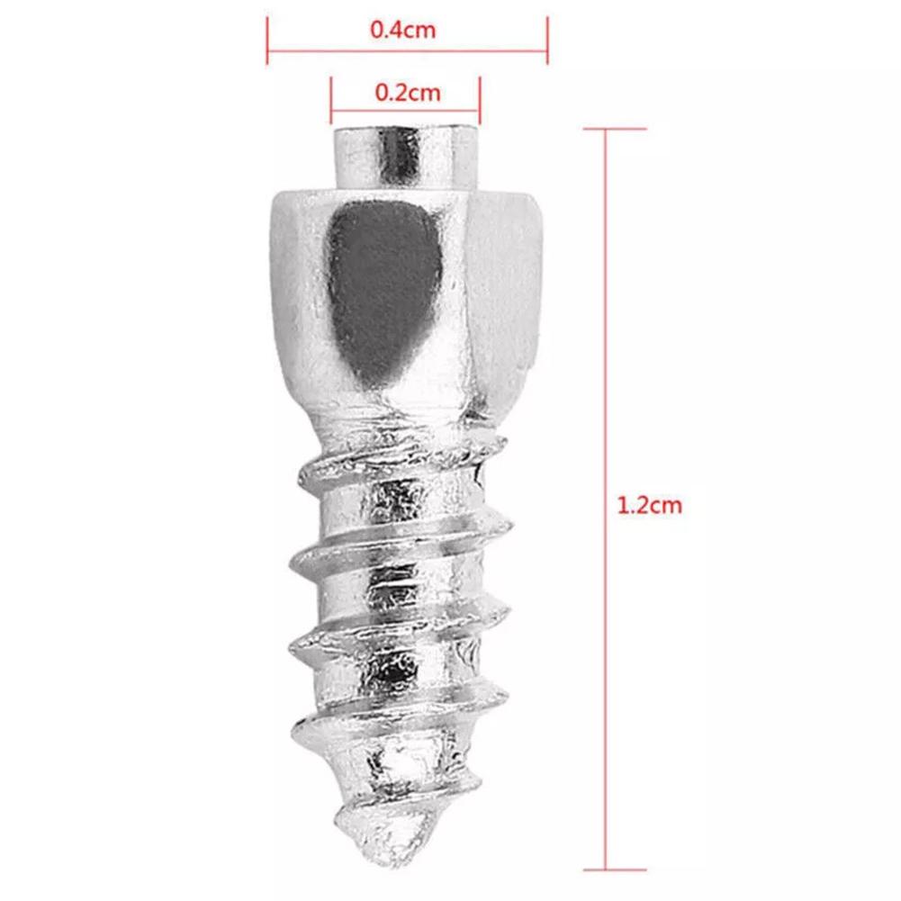 200Pcs 4x12mm Screw Tire Studs Snow Spikes Anti-Slip Anti-ice Tool For Car SUV Snow Tire Nail Anti-skid Nail Car Tire Stud