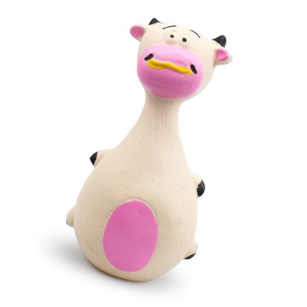 Squeaker Built-in Squeaky Chew Toy Natural Latex Interactive Dog Play Toy Indoor Entertainment