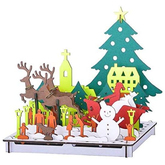 

Hacomo PUSUPUSU White Christmas 3877 Cardboard Craft Kit