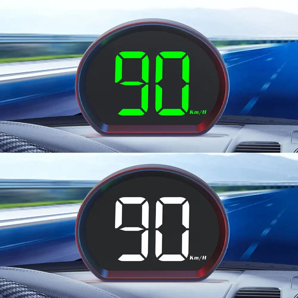 Universal Car HUD Head Up Display Speedometer GPS 3.6 Inch Big Font Digital Speed Meter with KMH MPH Auto Part Accessories