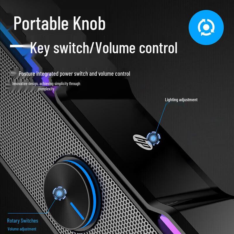 HP DHE-6002 USB Computer Speakers