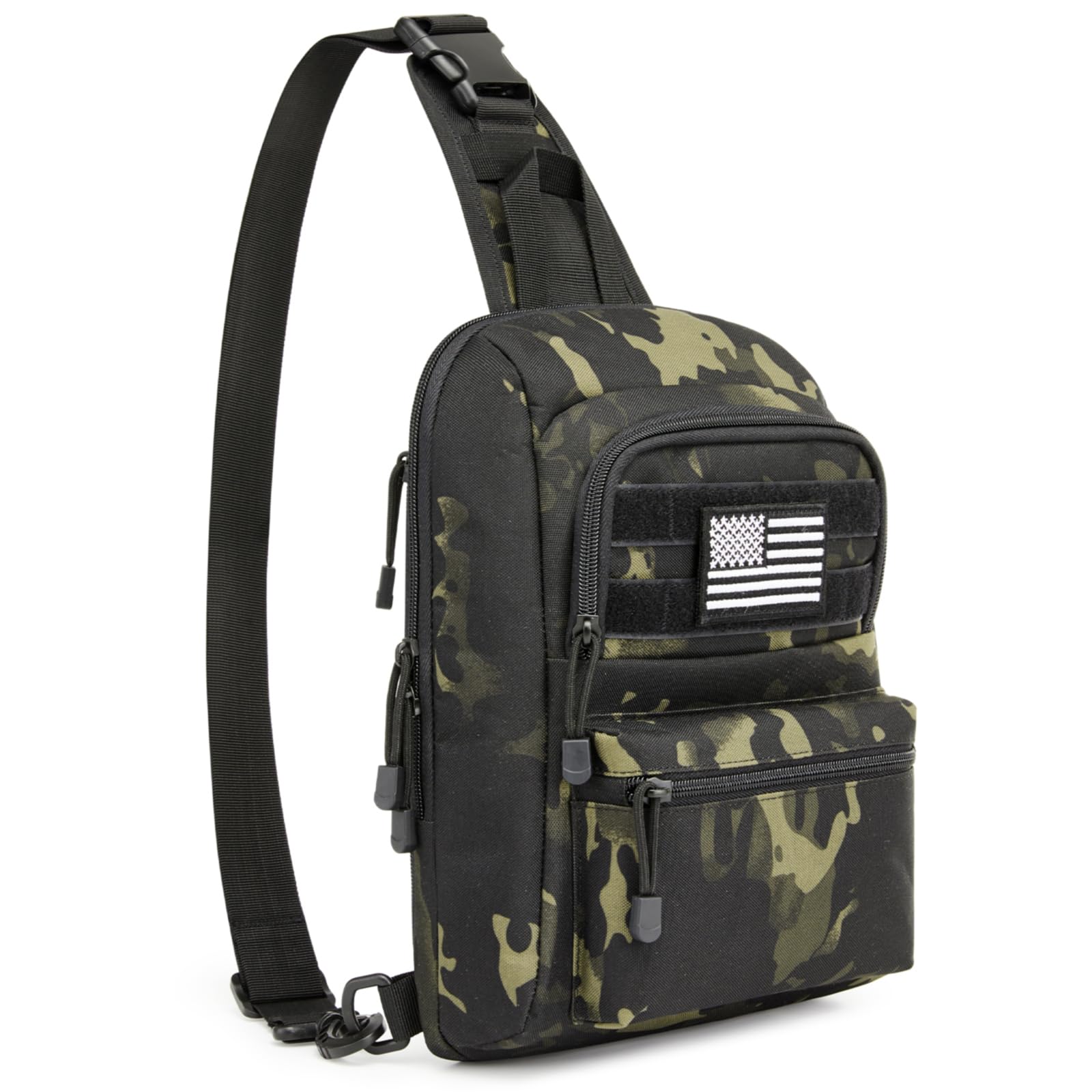 

G4Free Тактичний EDC Слінг Компактний Рюкзак Прихованого Носіння з Пістолетом Маленька Наплічна Сумка Кросбоді для та Сумка для Занять на Відкритому Повітрі, Сумка, Кобура, Рюкзак,