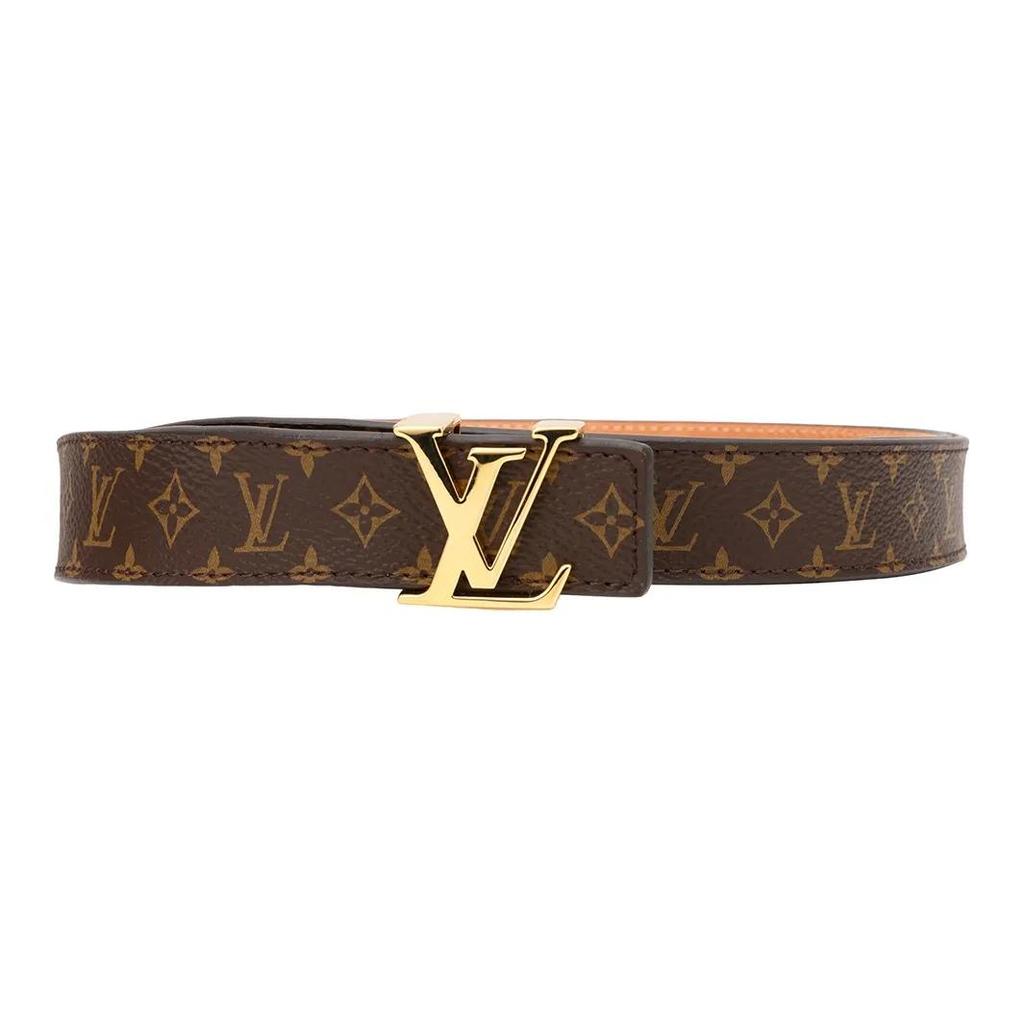 Louis Vuitton Mini Monogram Gürtel Canvas Damen Braun Breite 2,5cm #