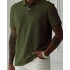 Summer Short Sleeve Shirt Mens Male Streetwear Man Tops Solid Color Poloshirt Brand Breathable Male Shirts Men
